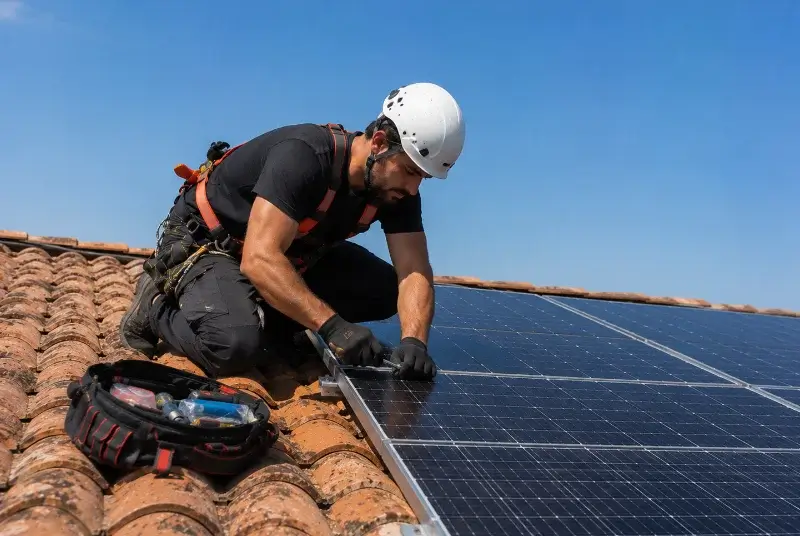 Maintenance et monitoring de panneaux solaires à Fuveau