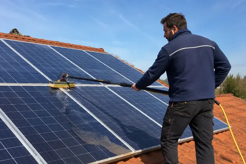 Nettoyage et entretien de panneaux solaires à Fuveau